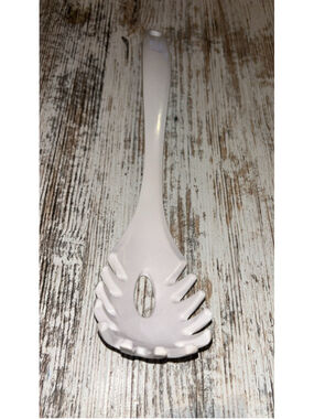 Vintage Good Cook 12" Melamine Ware White Cooking Spaghetti